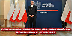 Odznaczenia Państwowe dla mieszkańców Dzierżoniowa - 08.06.2020.