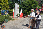 Krwawa niedziela - 11 lipca Narodowy Dzień Pamięci Ofiar Ludobójstwa dokonanego przez ukraińskich nacjonalistów na obywatelach II Rzeczypospolitej Polskiej, uroczystości w Dzierżoniowie  - 11.07.2023.